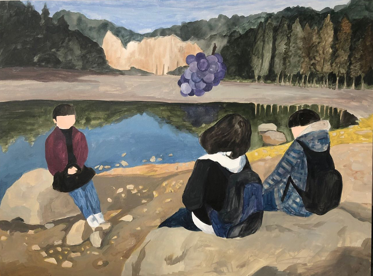 刘茵，湖边，2013