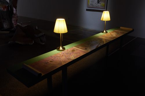 王伊芙苓韬程，无题-鸭嘴兽, 点彩或分裂主义，2013-2014