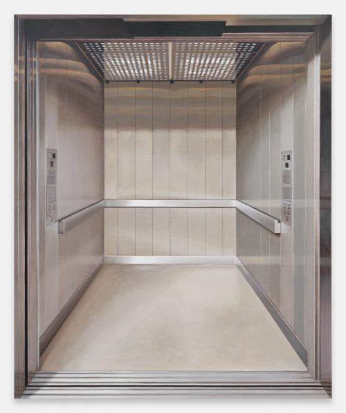 Allison Katz, Elevator III (Camden Art Centre), 2021