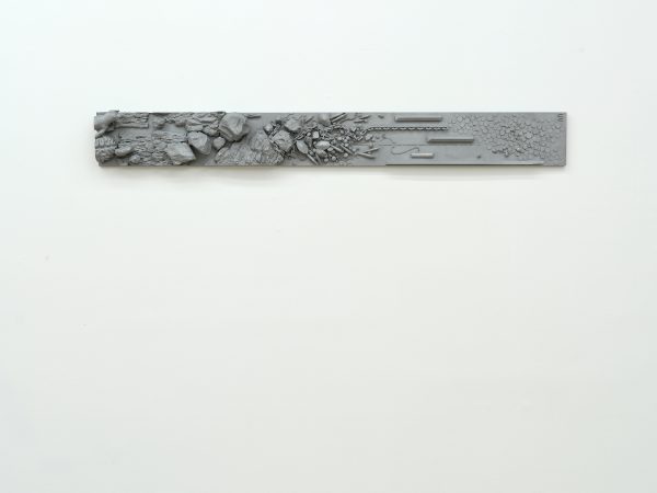 伊莎贝尔·科纳若，Streams II (#2, Aluminum)，2019
