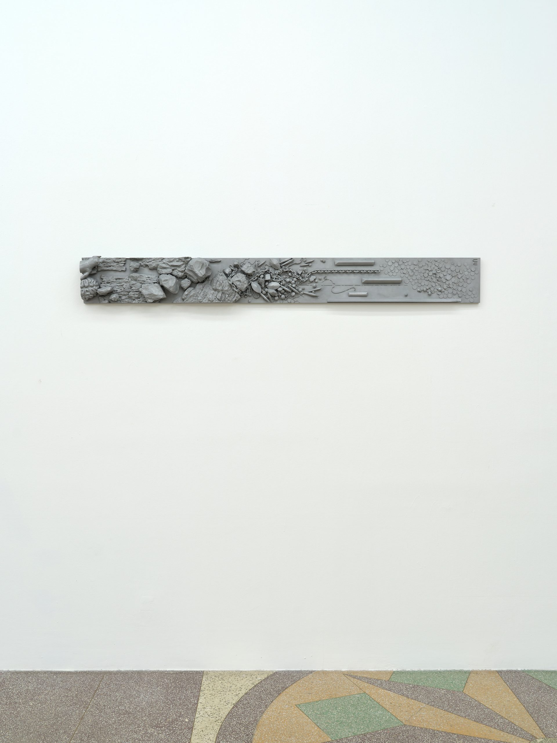 伊莎贝尔·科纳若，Streams II (#2, Aluminum)，2019