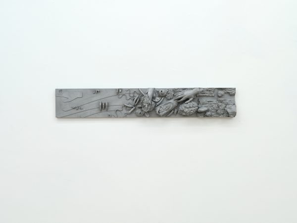 伊莎贝尔·科纳若，Streams II (#5, Aluminum)，2019