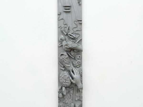伊莎贝尔·科纳若，Streams II (#6, Aluminum)，2019