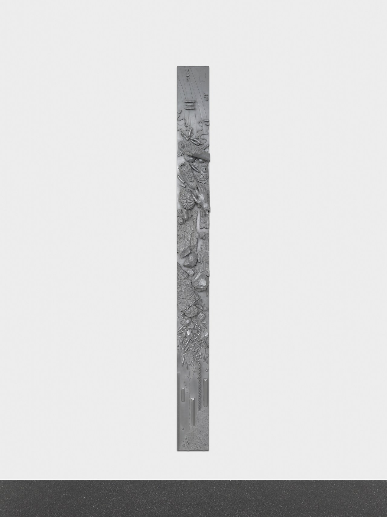 伊莎贝尔·科纳若，Streams II (#8, Aluminum)，2019