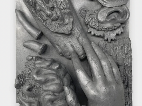 伊莎贝尔·科纳若，Streams II (#9, Aluminum)，2019