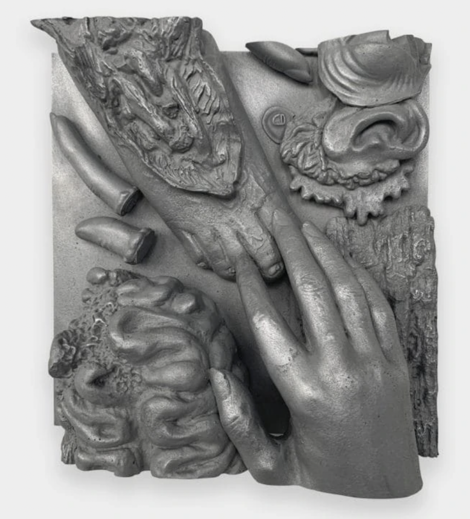 伊莎贝尔·科纳若，Streams II (#9, Aluminum)，2019