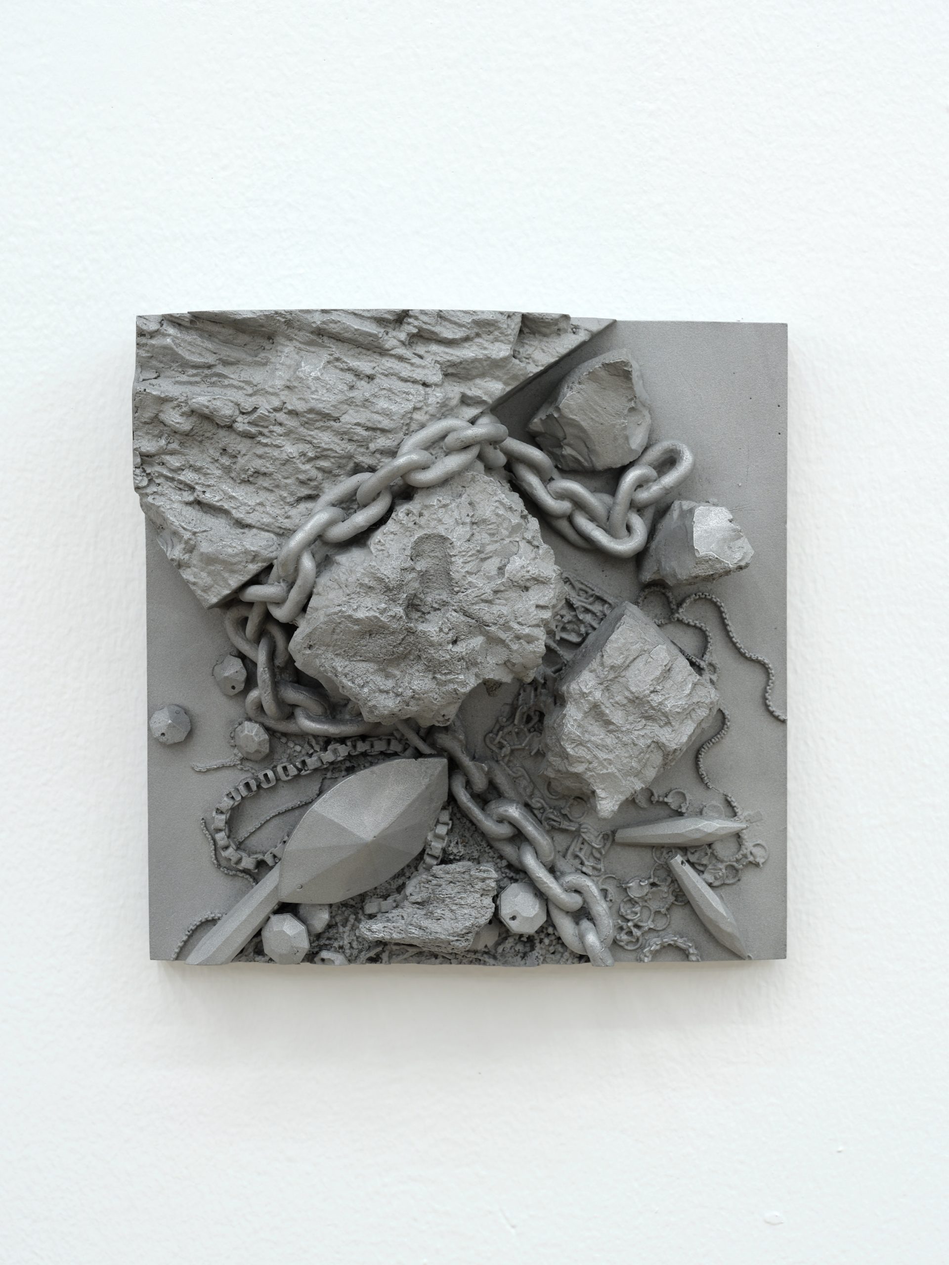 伊莎贝尔·科纳若，Streams II (#10, Aluminum)，2020