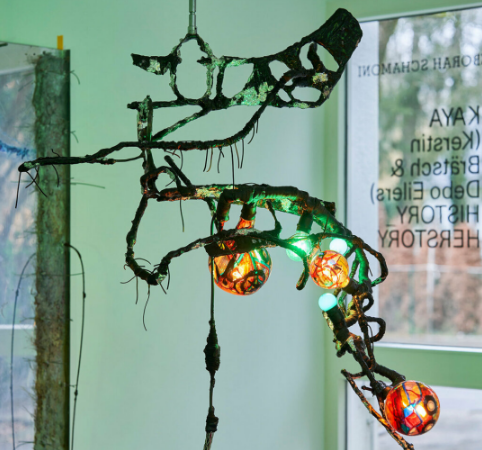 KAYA (Kerstin Brätsch & Debo Eilers)，Catacomb lamp_Stanley，2022