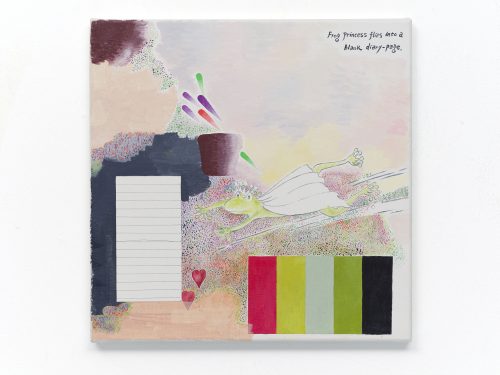 王伊芙苓韬程，Frog princess flies into blank page of diary，2025