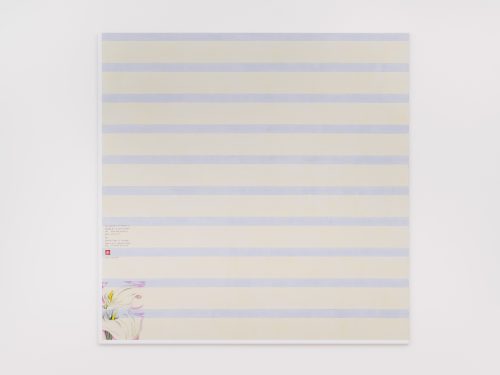 王伊芙玲韬程，Flower motif of Georgia O’Keeffe and Imitation of Agnes Martin，2025