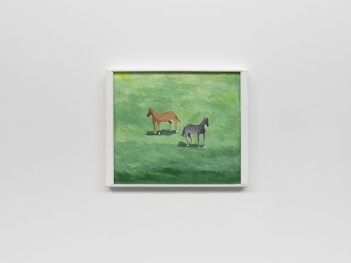Noel McKenna, brown+grey horse, 2025