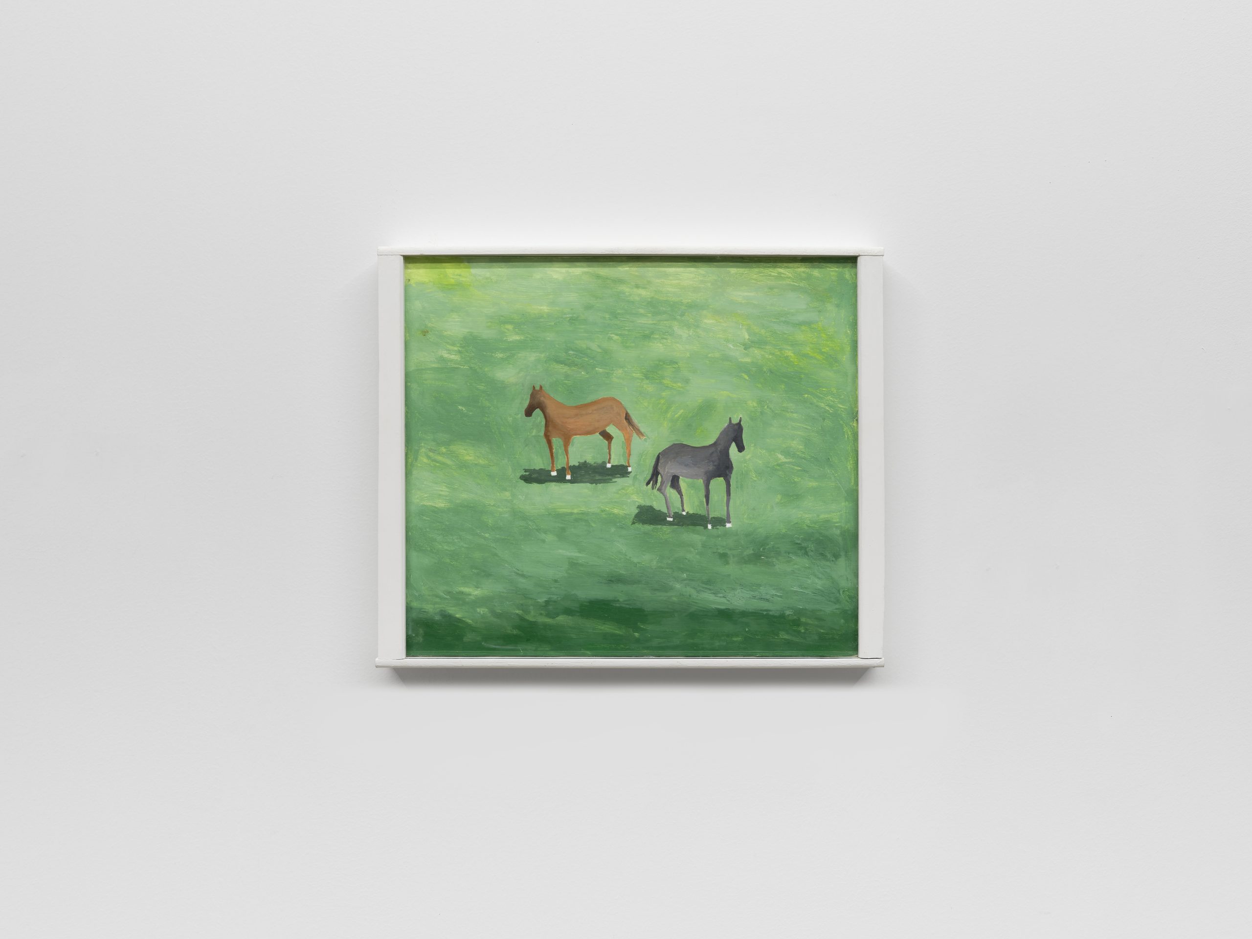 Noel McKenna, brown+grey horse, 2025