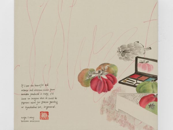 Evelyn Taocheng Wang, Bolzano Red and Green Tomato and Eyeshadow, 2025-2026