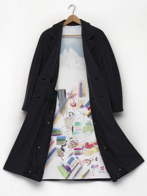 王伊芙苓韬程，博尔扎诺蔬菜和雪山的衬里画，2026