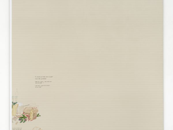 Evelyn Taocheng Wang, Italian Christmas and Imitation of Agnes Martin, 2026