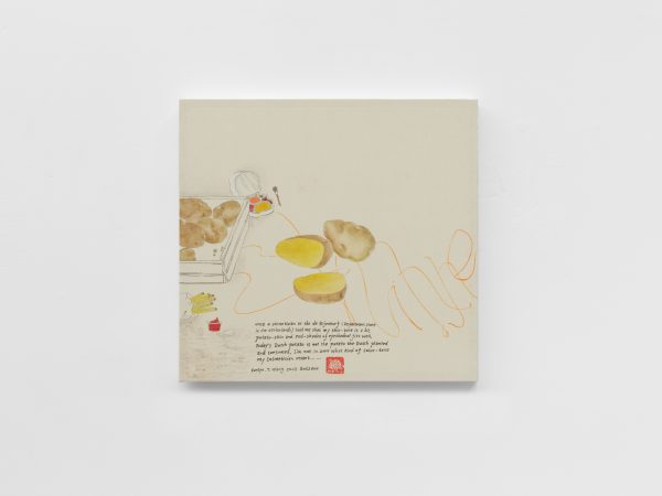 Evelyn Taocheng Wang, Bolzano Potato and Eyeshadow, 2025