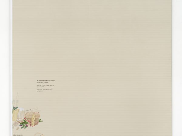 Evelyn Taocheng Wang, Italian Christmas and Imitation of Agnes Martin, 2026
